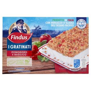 Capitan Findus I Gratinati Merluzzo D'Alaska Con Pomodoro E Basilico 380 G - 961670