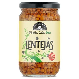 Lentejas Cocidas Dia Vegecampo Frasco 210 Gr.