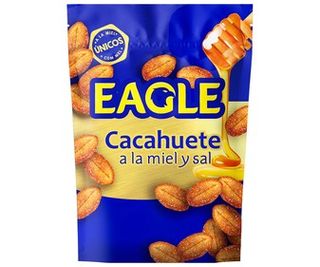 Cacahuetes Tostados con Miel y Sal Eagle 75 G.
