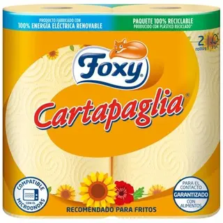 Papel Cocina Foxy Cartapaglia 2 Rollos