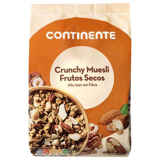 Muesli Crunchy Frutos Secos Continente (emb. 500 gr)