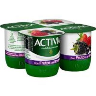 Bifidus Activia Con Frutas Del Bosque Danone 4X120 Gr. (236141)