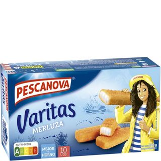 PESCANOVA Varitas De Merluza Empanadas Congeladas 300 G