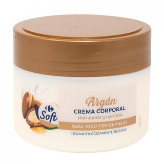 Crema Corporal Aceite Argan Carrefour Soft 250 Ml.