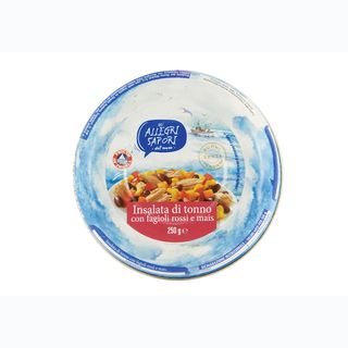 Gli Allegri Sapori - Insalata di tonno con fagioli rossi e mais 250 gr