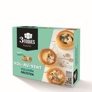 3 TOQUES Vol-Au-Vents 6 Unidades