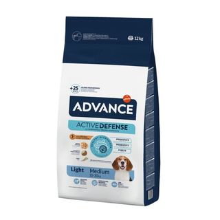 Advance Active Defense Medium Light Pollo Y Arroz Pienso Para Perros 12Kg