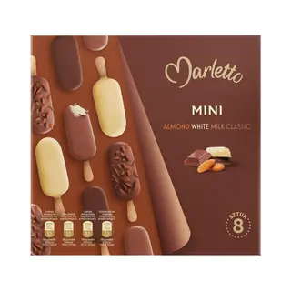 Marletto Lody Mini Almond White Milk Classic 8 x 50 ml