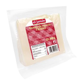 EL JAMÓN Queso Mezcla Tierno Cuña, 250G
