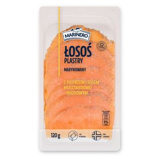 Marinero Łosoś marynowany z pieprzem + sos, 100 g+20 g