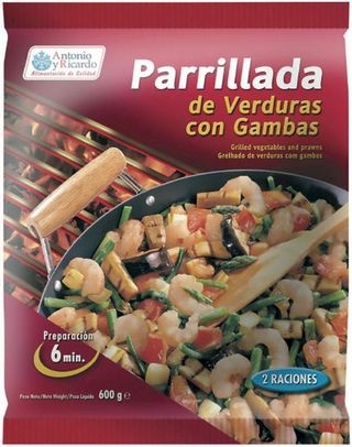Parrillada Verdura/Gambas Antonioyricardo 600G