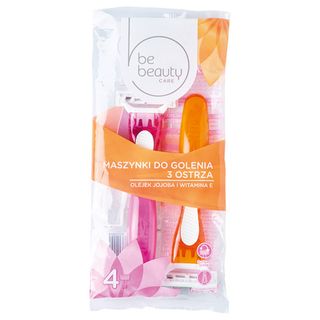 Be Beauty Care Maszynki do golenia 3 ostrza, 4 szt.