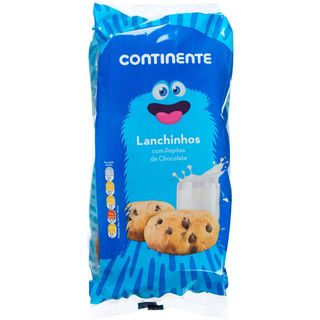 Lanchinhos com Pepitas de Chocolate Continente (emb. 240 gr (6 un))