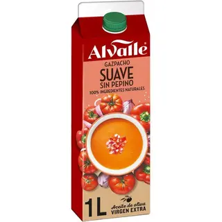 Gazpacho Suave Alvalle, Brik 1 Litro (6665350)
