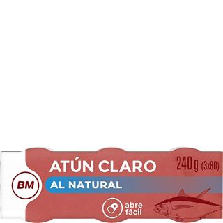 BM Atún Claro Natural 3X80 G