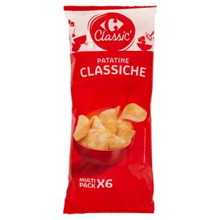 Carrefour Classic Patatine Classiche 6 x 25 g