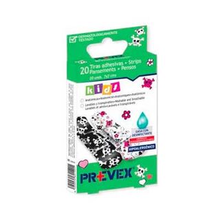 Tiras Adhesivas Infantiles Con Gasa Desinfectante Color 20U Prevex (8420075801401)