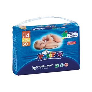 Pañal T4 9-15 K Pasitos 50U