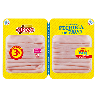 Pechuga De Pavo Elpozo 180 G Pack 2