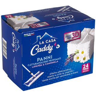 Caddy's Panni Cattura Polvere Lavanda & Camomilla 24 Pezzi