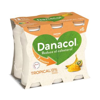 Leche Fermentada Desnatada con Edulcorantes Danone 6 X 100 G.