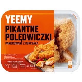 Yemmy Pikantne polędwiczki panierowane z kurczaka, 400 g