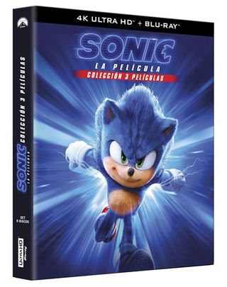 Sonic La Película Colección 3 Películas - Uhd + Blu-Ray (8421394101999)