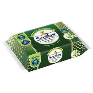 Papel Higiénico Húmedo Con Aloe Vera Scottex 66 Uds.