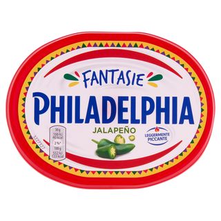 Philadelphia Formaggio Fresco Spalmabile con Peperonicini Jalapeño e Peperoni Verdi - 150 gr