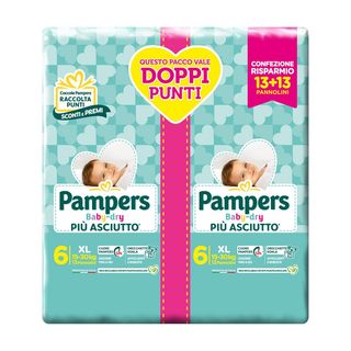Pampers Baby Dry Duo Xl 26 Pannolini - 000536040