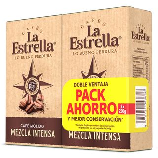 Café Molido Mezcla La Estrella 2 X 250 G