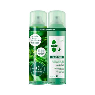 Champu Seco Ortiga Lote 150 Ml X 2 Unidades Klorane N141055