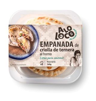 Empanada criolla de carne ALO LOCO, pack 2x80 g