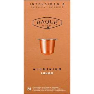 Café Lungo Compatible Nespresso Baqué, Caja 20 Uds. (25945437)