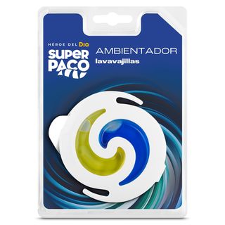 Ambientador Para Lavavajillas Limón Super Paco De Dia Blister 6 Ml