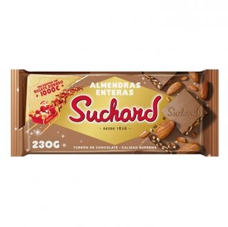 Turrón De Chocolate Con Almendras Enteras Suchard 230 G.
