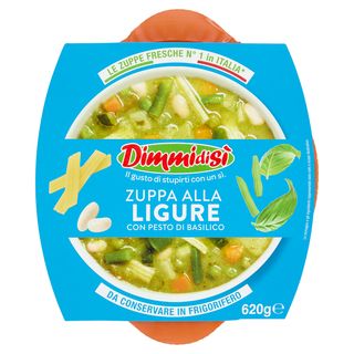 Dimmidisì Le Zuppe Fresche Zuppa Alla Ligure Con Basilico Fresco Senza Aglio 620 G