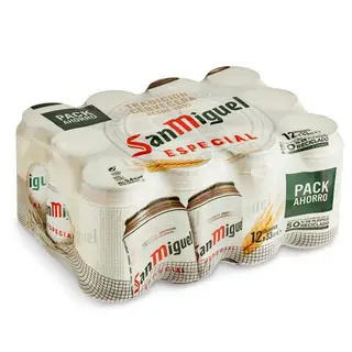 Cerveza San Miguel Pack 12 X 33 Cl