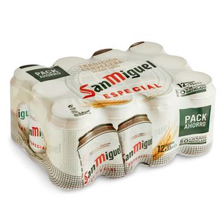 Cerveza San Miguel Lata 12 X 33 Cl