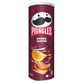 Pringles papas fritas sabor jamón 165 g