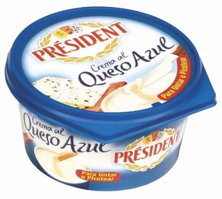 Crema De Queso Semicurado President 125G