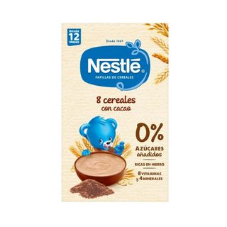 Nestlé Papilla 8 Cereales Con Cacao, A Partir De Los 12 Meses, 475G (293491)