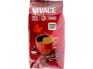 CAFÉ AUCHAN TORRADO GRÃO VIVACE 1KG