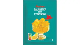 Auchan - Galaretka o smaku cytrynowym  - 71 g