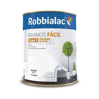 Tinta Pared Mat Branco Facil Rob 1L Br (18725805)