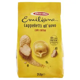 Barilla Emiliane Cappelletti Pasta All'Uovo Ripiena Con Carne 250G - 842104