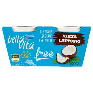 bella vita free Senza Lattosio Cocco 2 x 125 g	