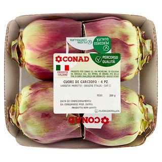 CONAD Percorso Qualità Cuori di Carciofo Moretto Italia 300 g - 8003170082311