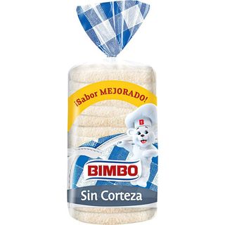 BIMBO Pan De Molde Sin Corteza 450 G
