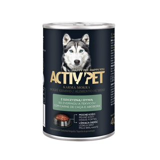 Activ Pet Karma dla psa z dziczyzną i dynią 400 g